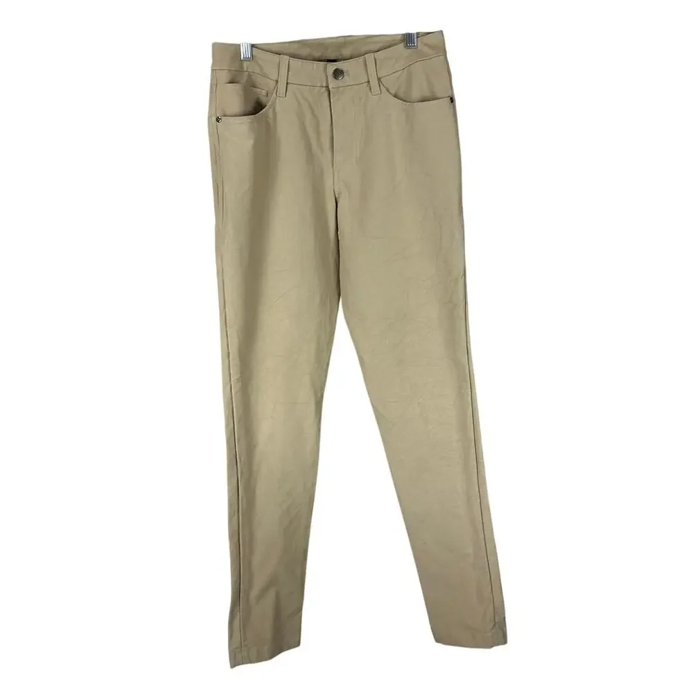 Lululemon ABC Slim-Fit Pant Utilitech Trench Men's 28 x 32 Excellent Condition